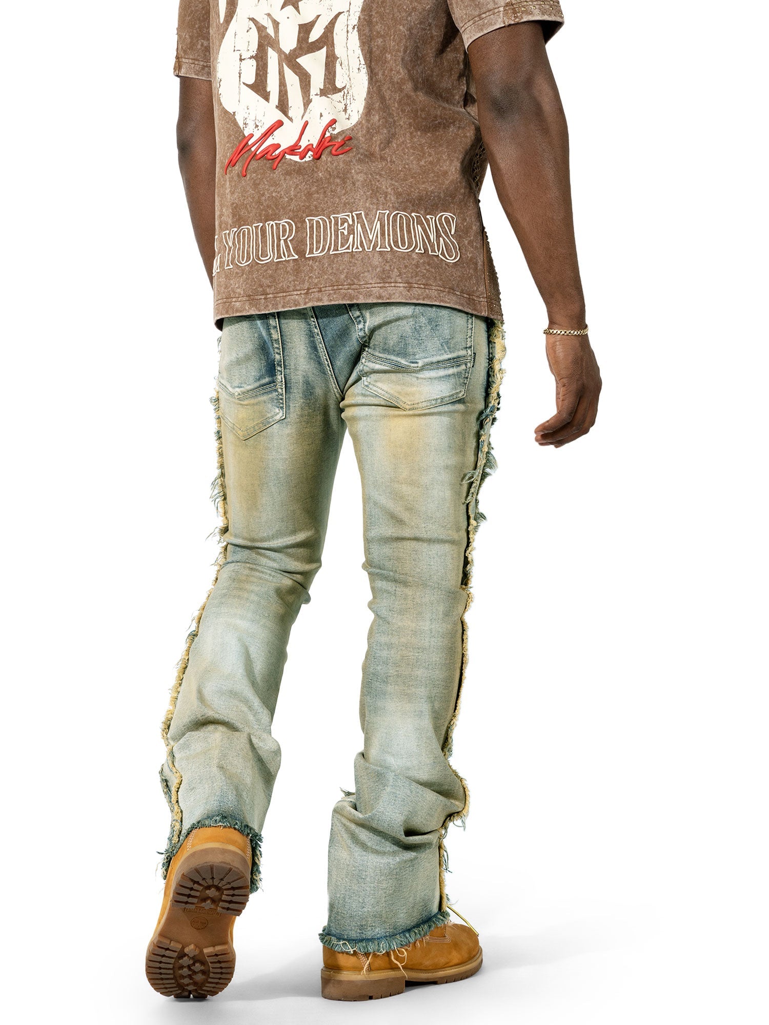 Makobi "Tesoro" Stacked Jeans
