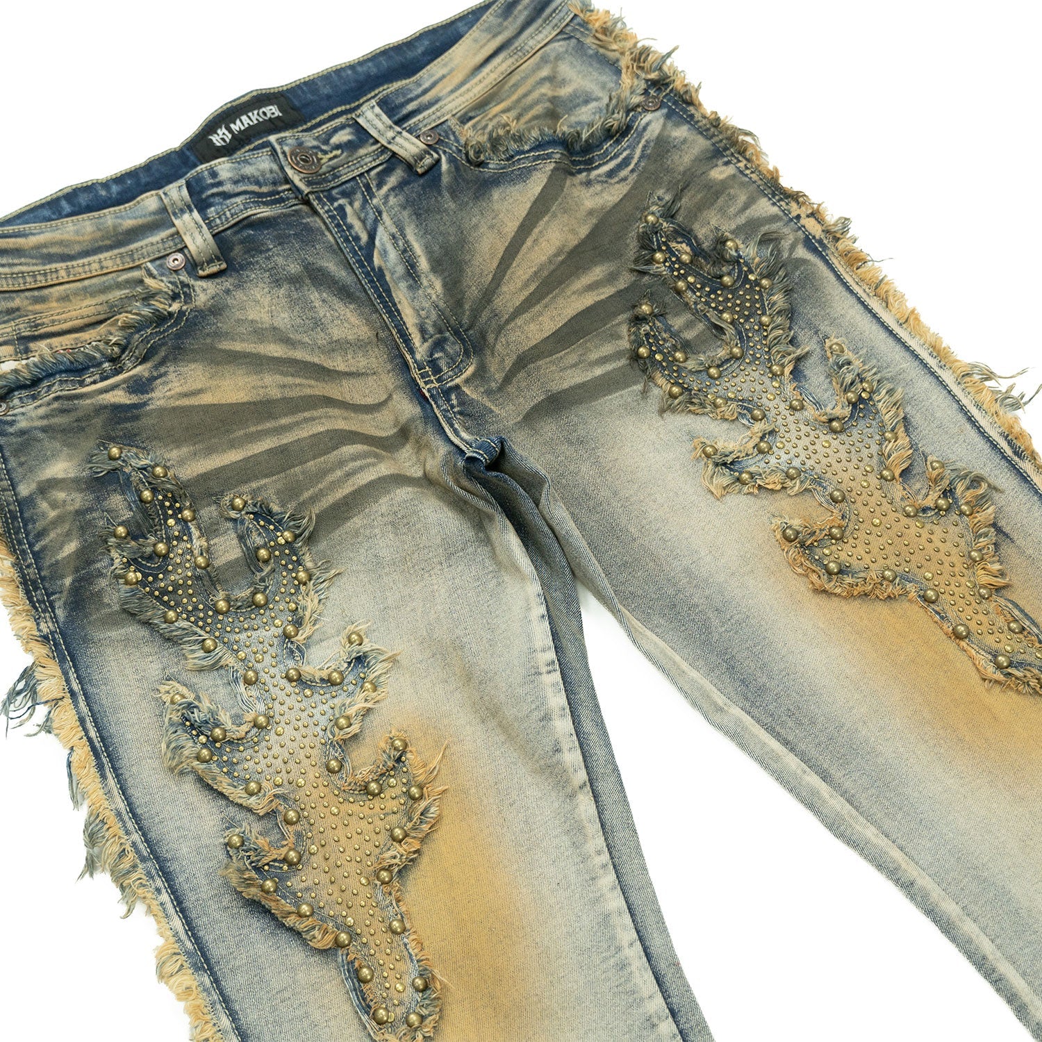 Makobi "Tesoro" Stacked Jeans