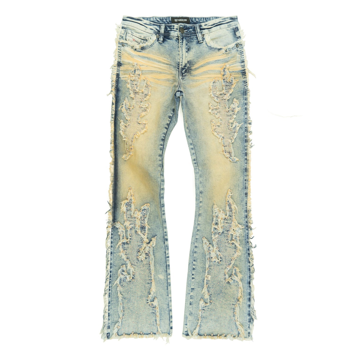 Makobi "Tesoro" Stacked Jeans