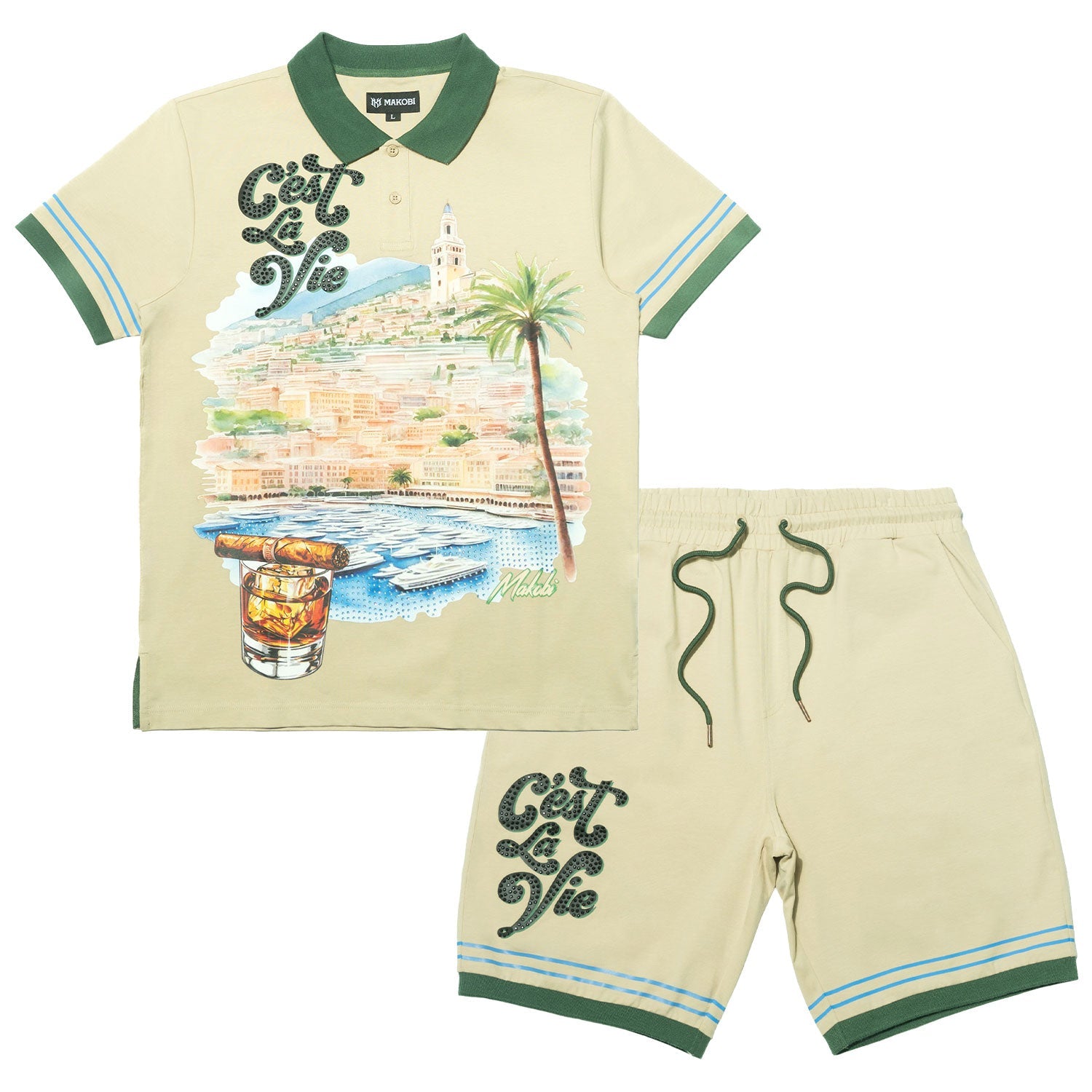Makobi "C'est La Vie" Short Set