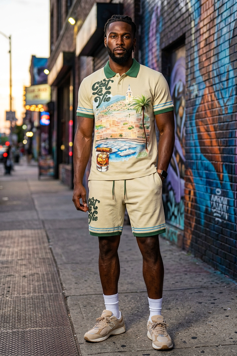 Makobi "C'est La Vie" Short Set