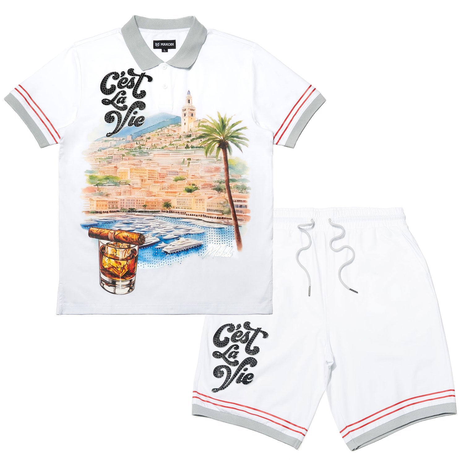 Makobi "C'est La Vie" Short Set