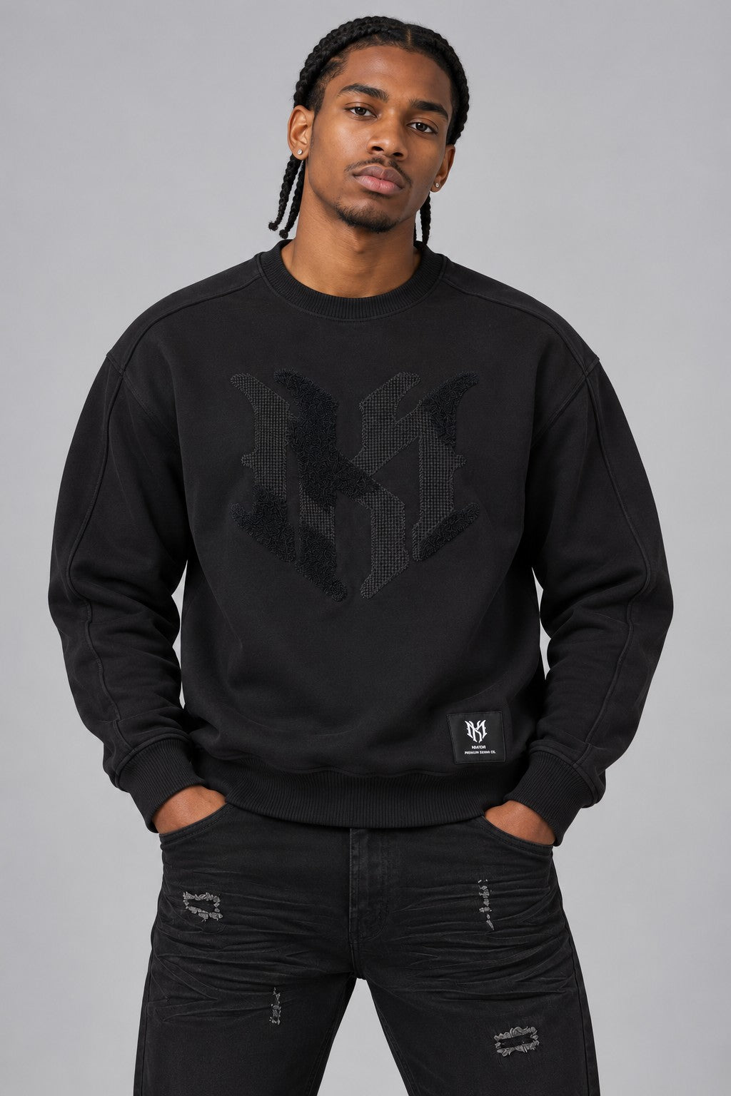 Makobi "Mancini" Crewneck Sweater