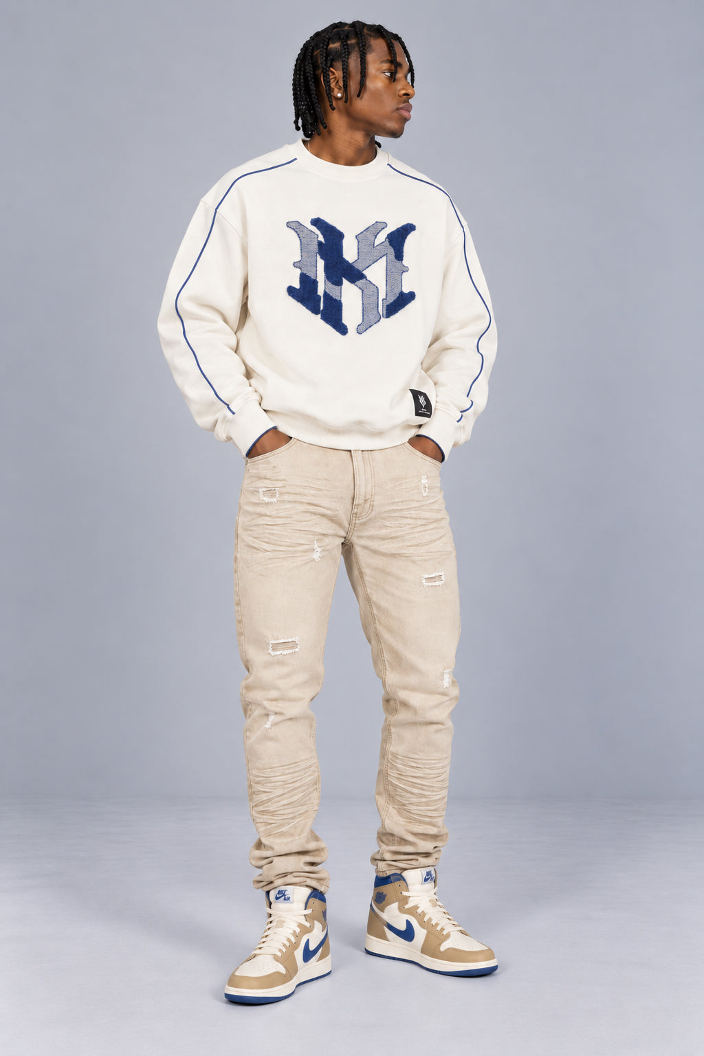 Makobi "Mancini" Crewneck Sweater