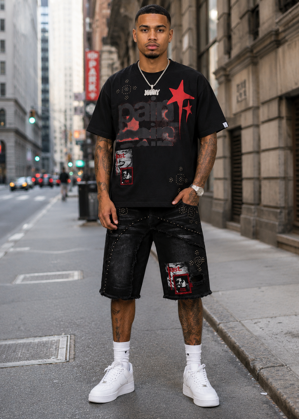 Makobi "Dolore Pain" Oversize Tee