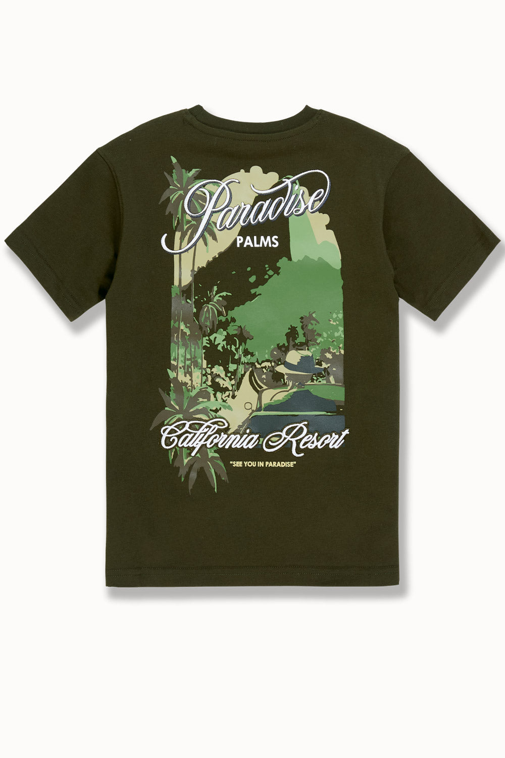See You in Paradise Kids "Paradise Palms" T-Shirt & Shorts Set