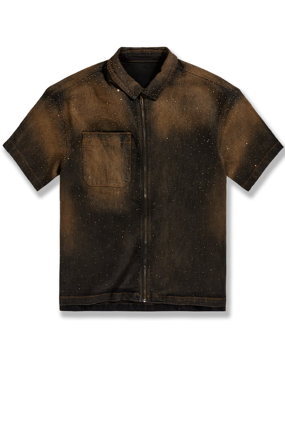 Jordan Craig "Radiant" Denim Zip-up Shirt