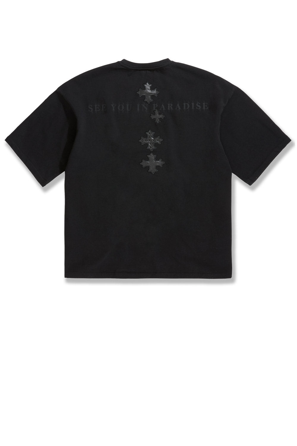 See You In Paradise "Utopia" Leather Patches T-Shirt