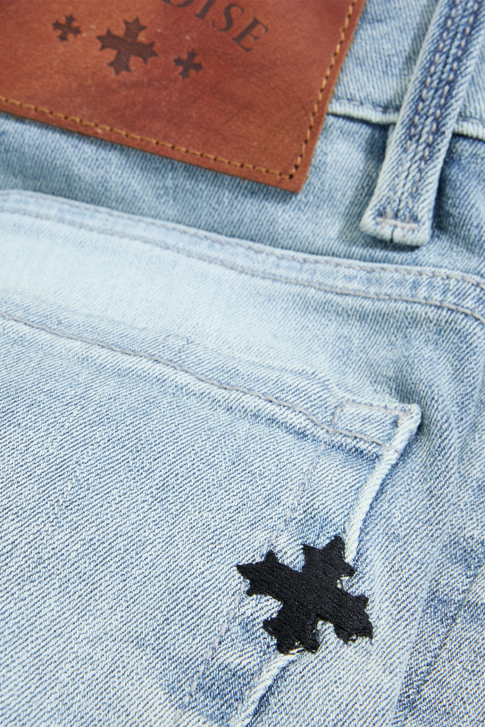 See You in Paradise Super Skinny Stacked First Class Denim