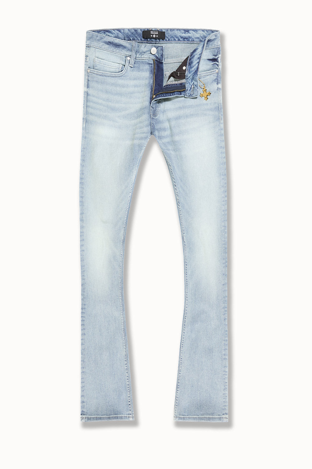 See You in Paradise Super Skinny Stacked First Class Denim