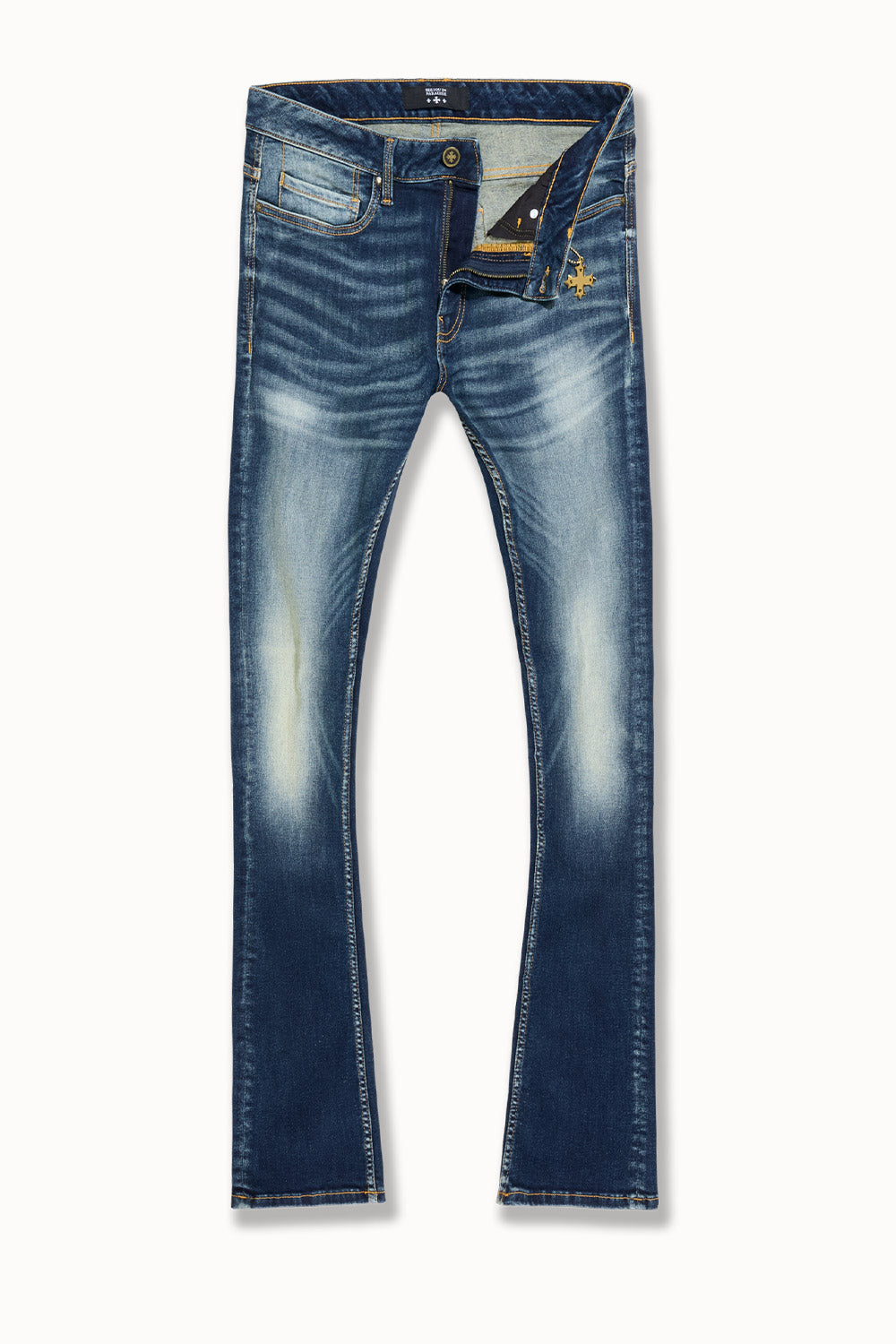 See You in Paradise Super Skinny Stacked First Class Denim
