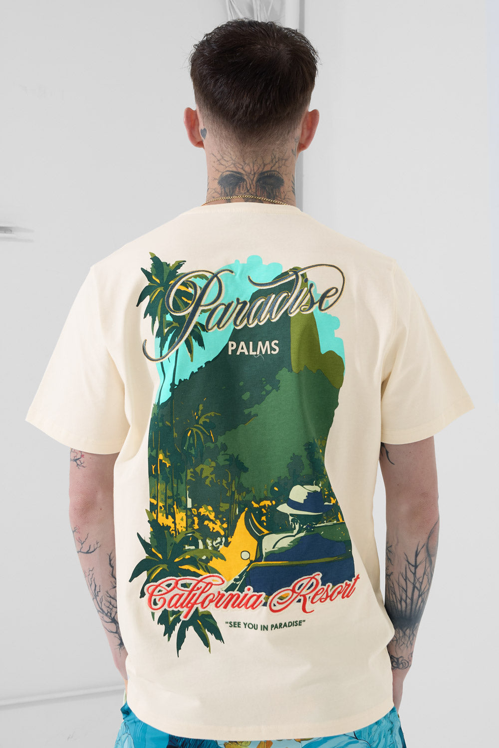 See You In Paradise Palm Shorts & T-Shirt