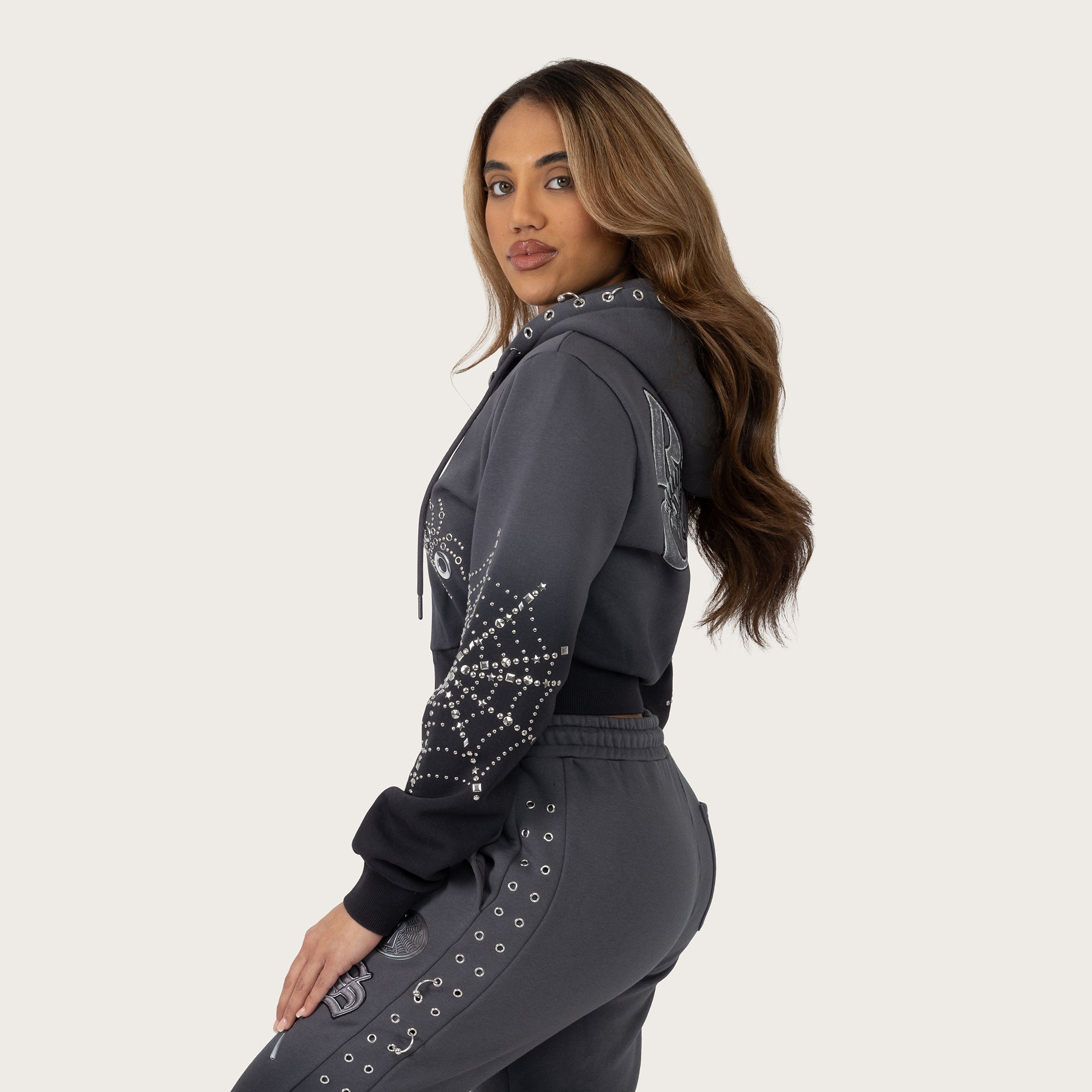 Smoke Rise Women's "No Rules Club" Patched Jogger Set