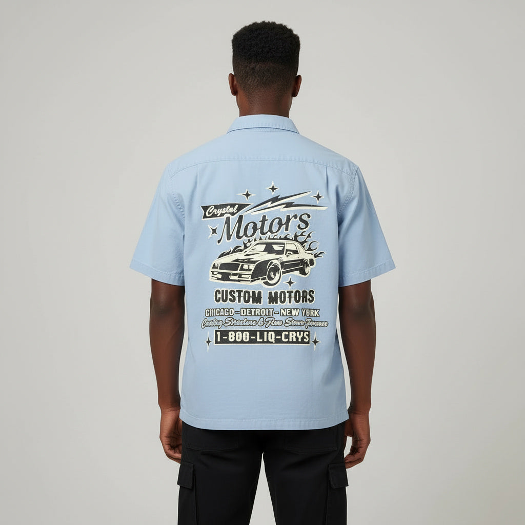 Liquid Crystal "Liquid Motors" Button-up Shirt