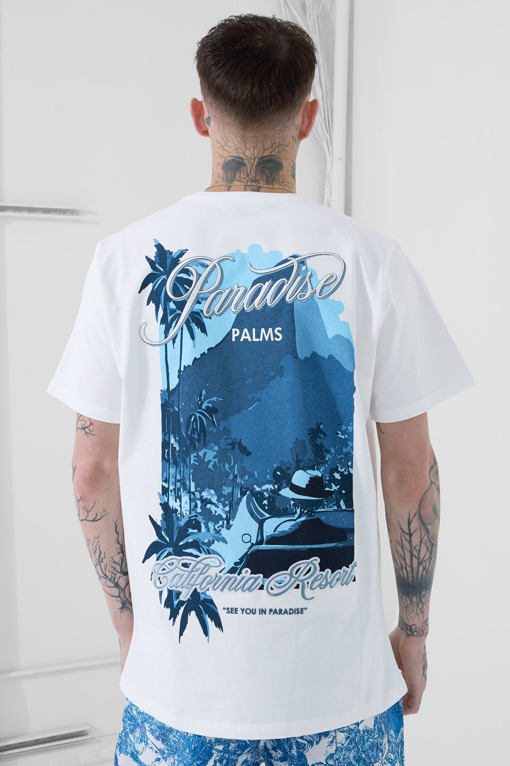 See You In Paradise Palm Shorts & T-Shirt