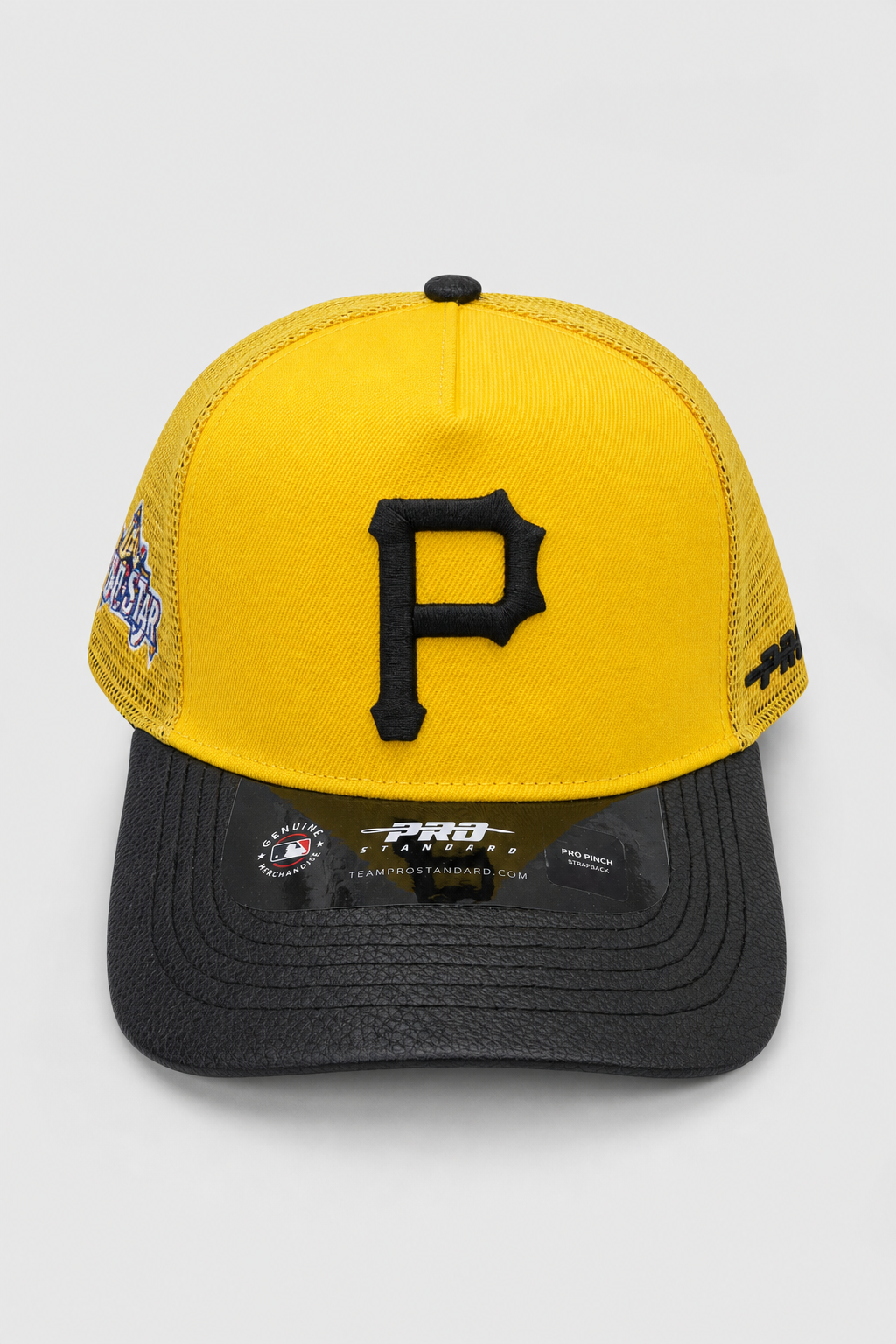 Pro Standard Strapback Leather Curved Visor Trucker Hat