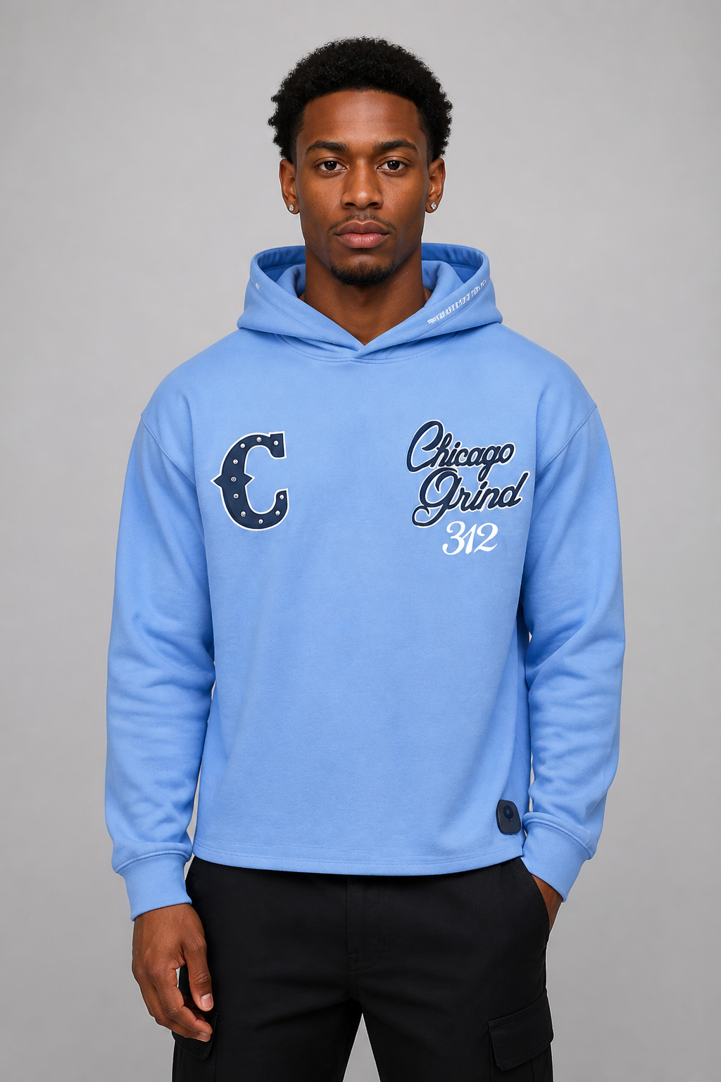 Roku Studio "Chicago" Cropped Hoodie