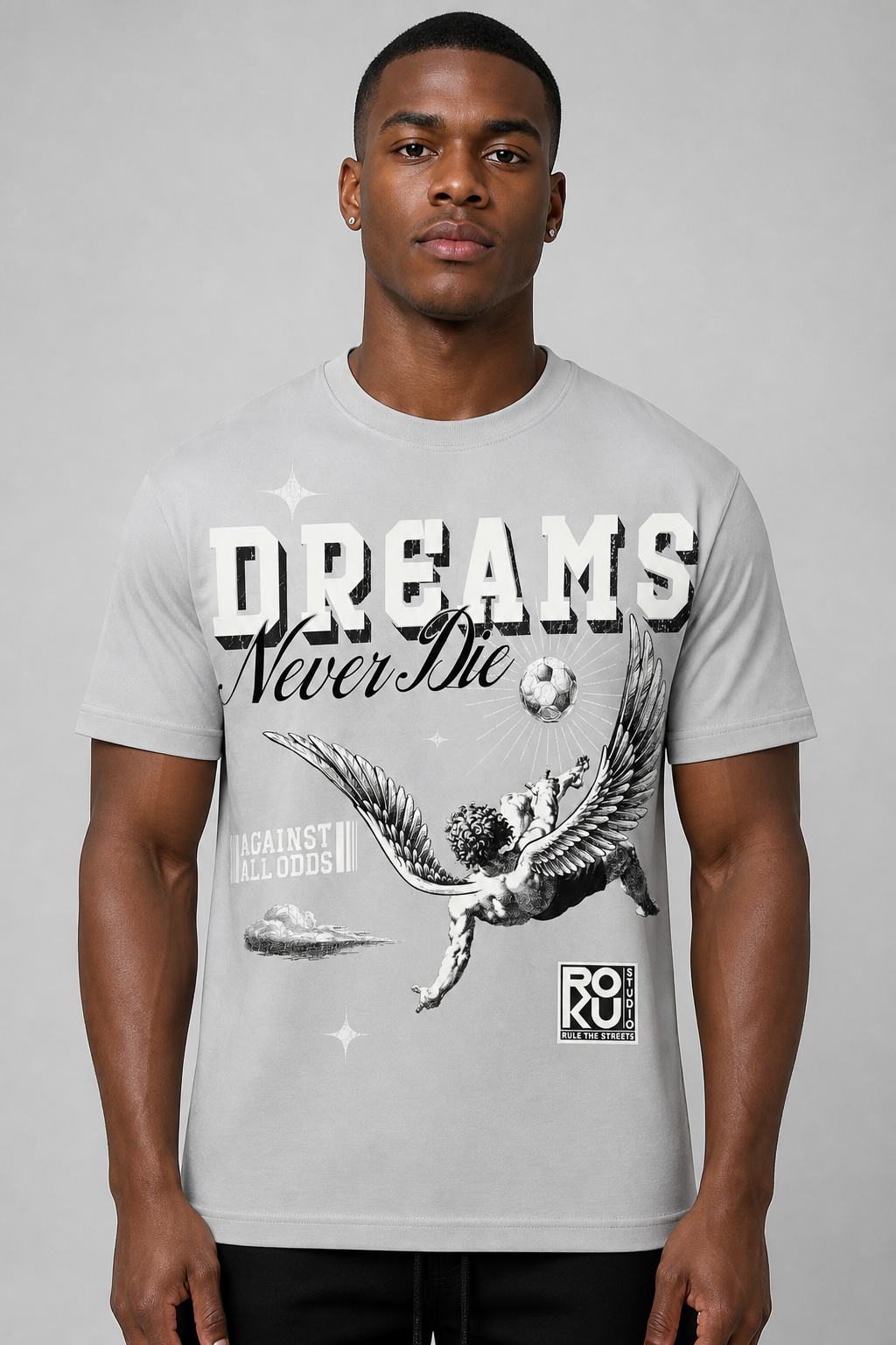 Roku "World Cup" Faded Boxy Tee