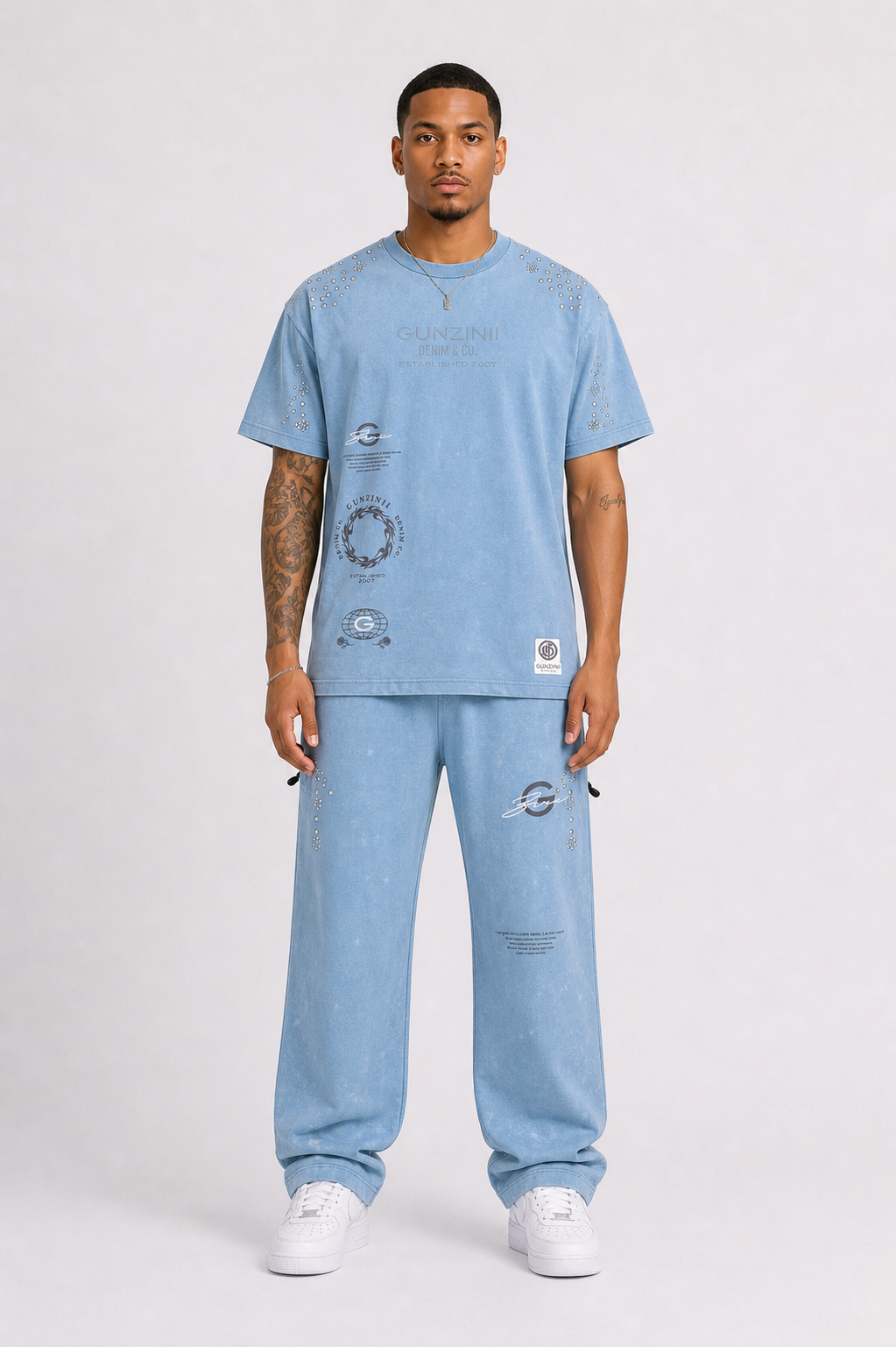 Gunzinii Short Sleeve Jogger Set