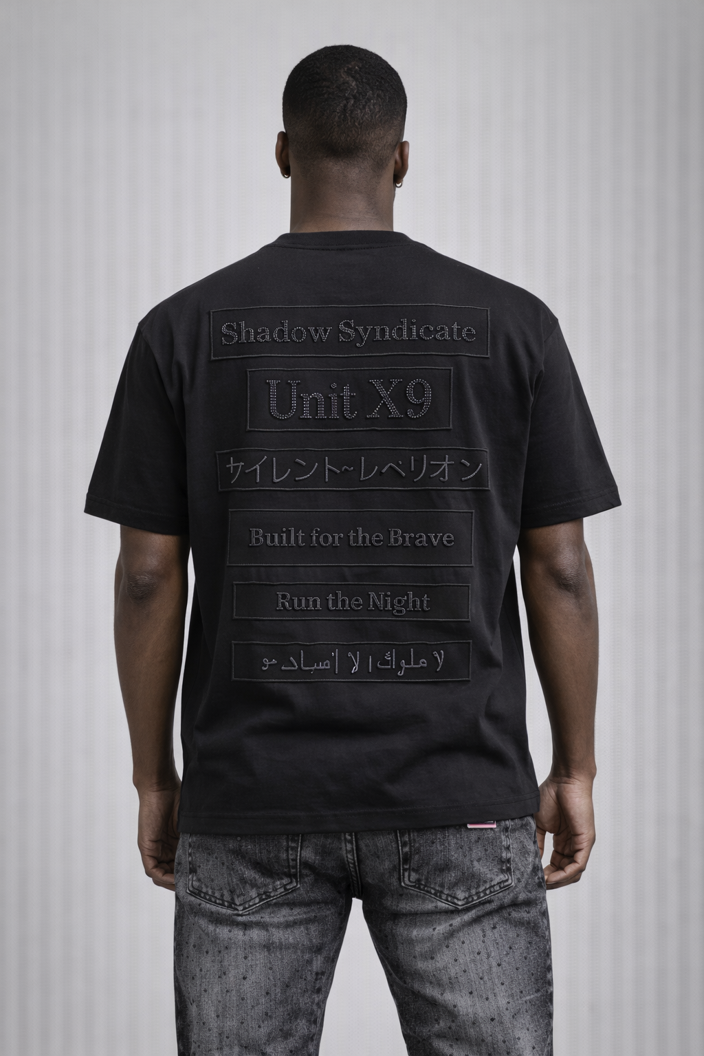 Reelistik "Shadow Syndicate" Rhinestone Heavy T-Shirt