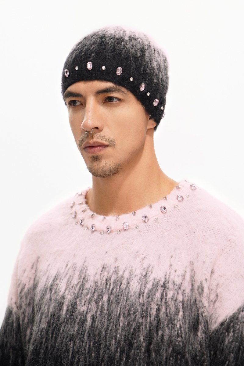 Valabasas "Triage Mohair" Rhinestone Beanie