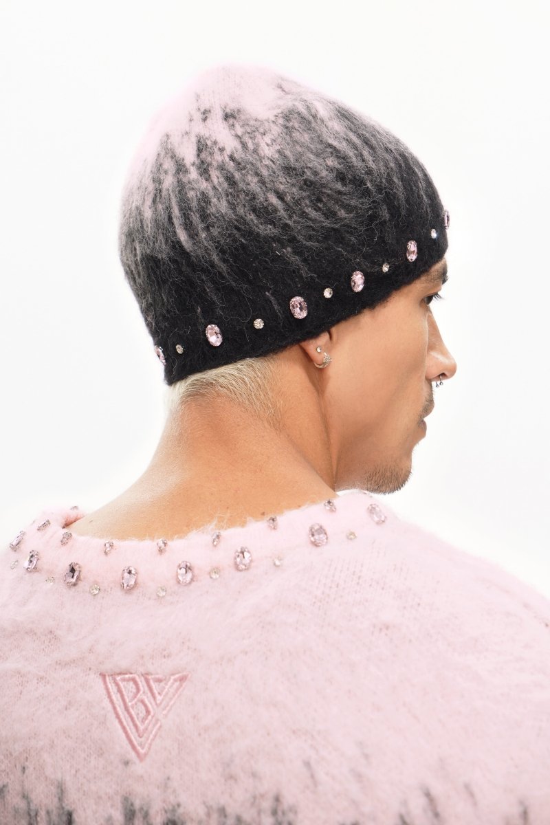 Valabasas "Triage Mohair" Rhinestone Beanie