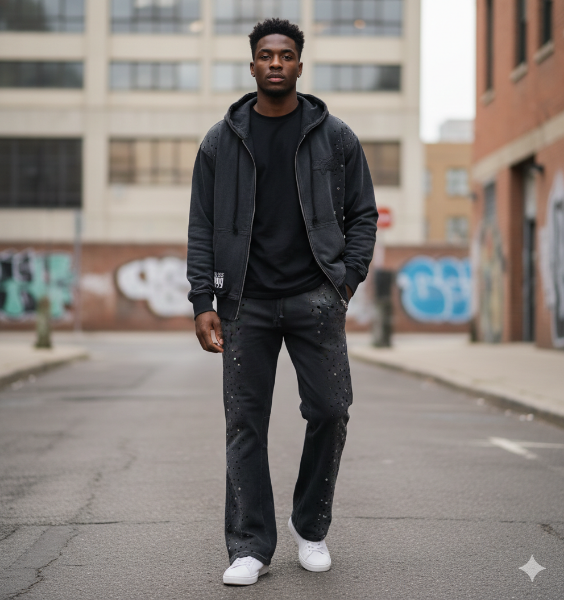 Hudson Stones Studs Jogging Suit