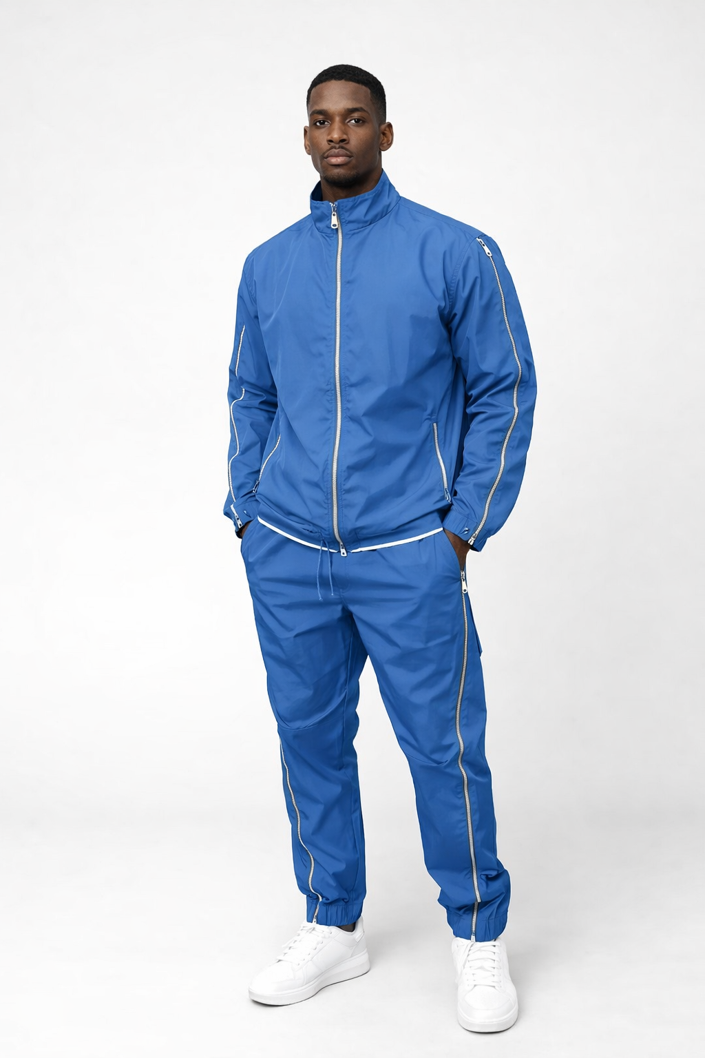 Rebel Minds Zipper Windbreaker Track Suit