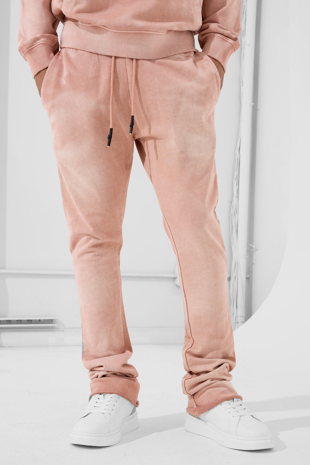 See You In Paradise Oasis Washed Pullover Hoodie & Stacked Pants Set