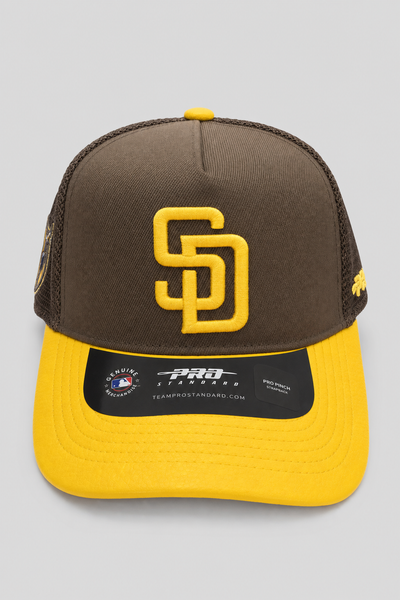 Pro Standard Strapback Leather Curved Visor Trucker Hat