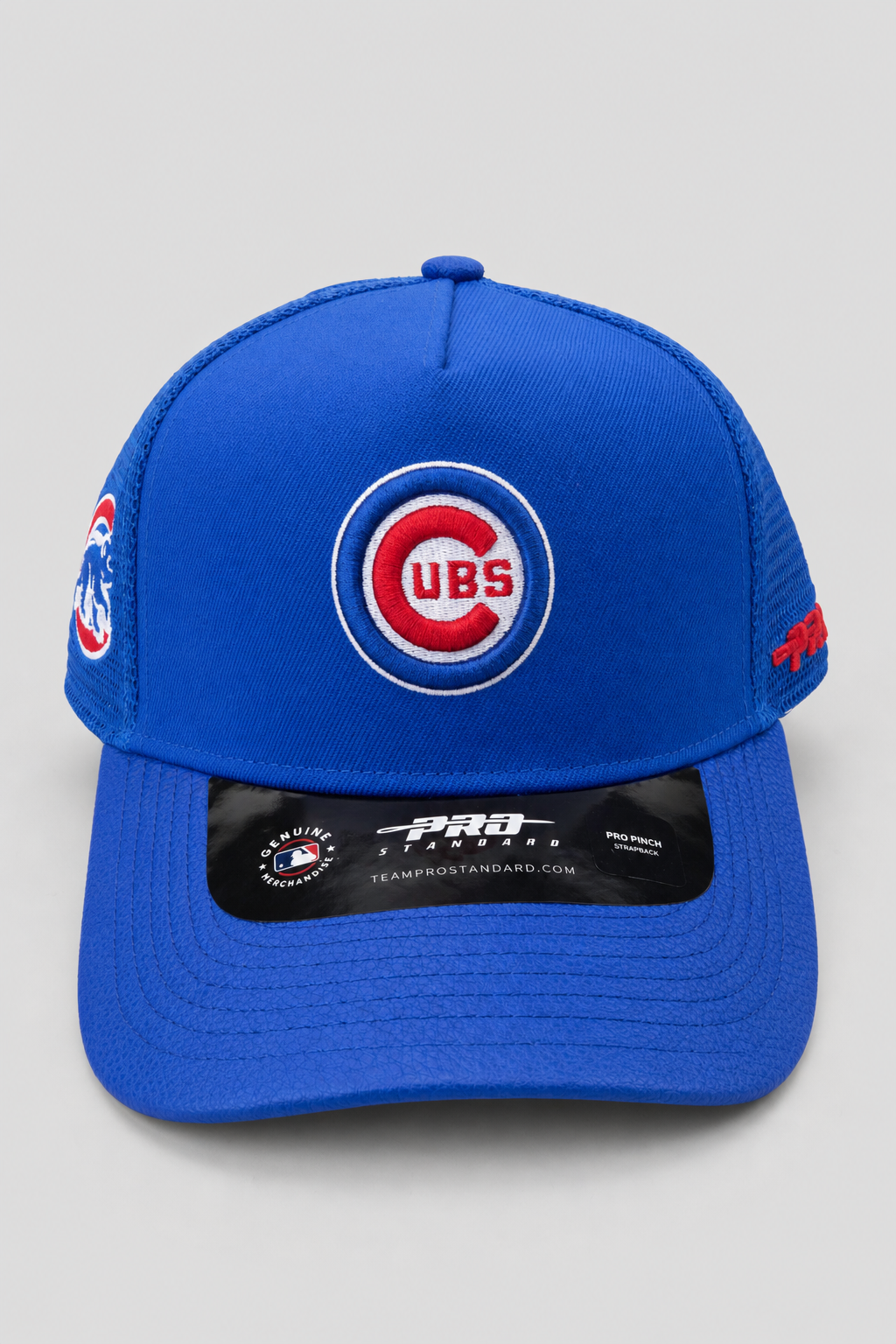 Pro Standard Strapback Leather Curved Visor Trucker Hat