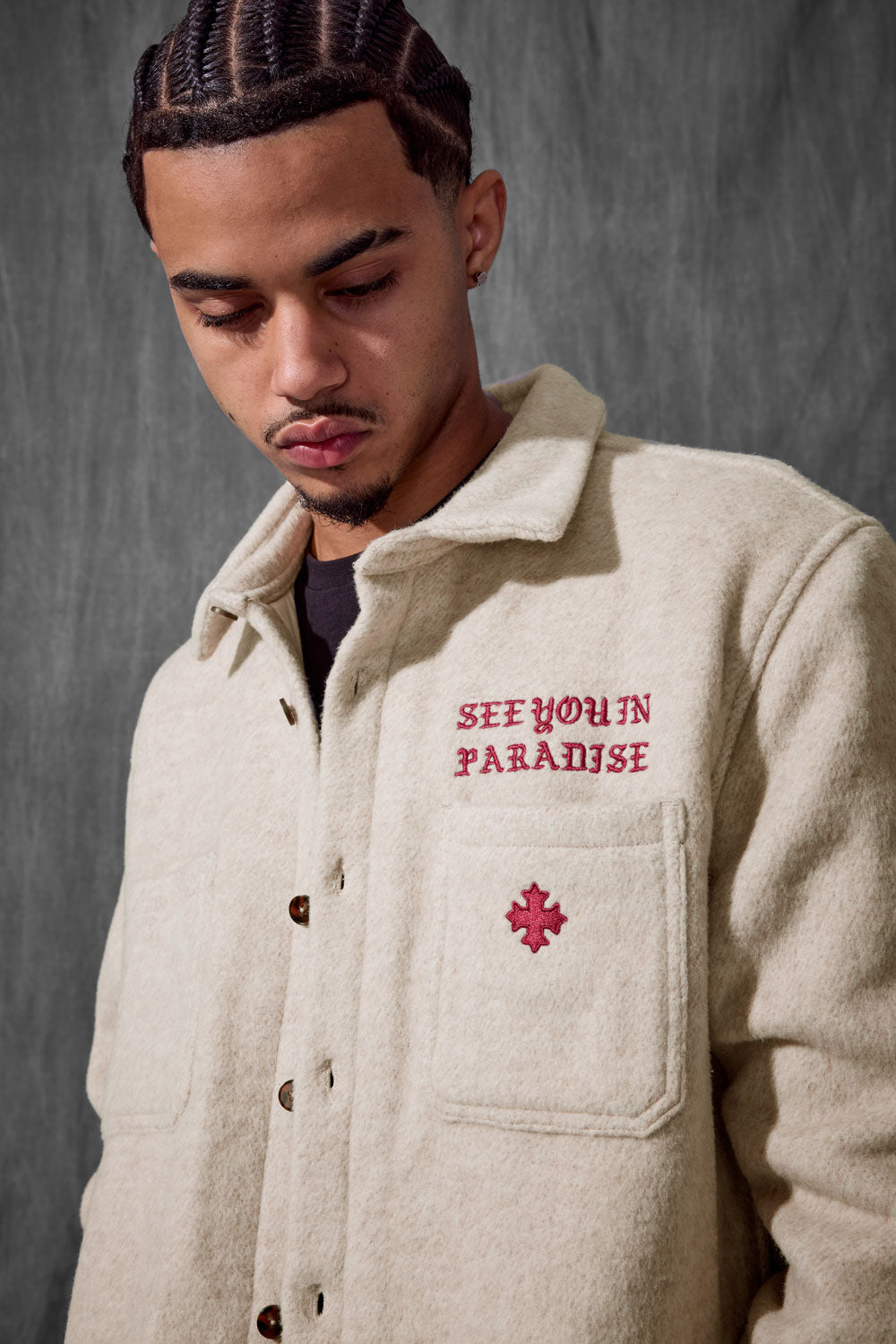 See You In Paradise Wool Shacket