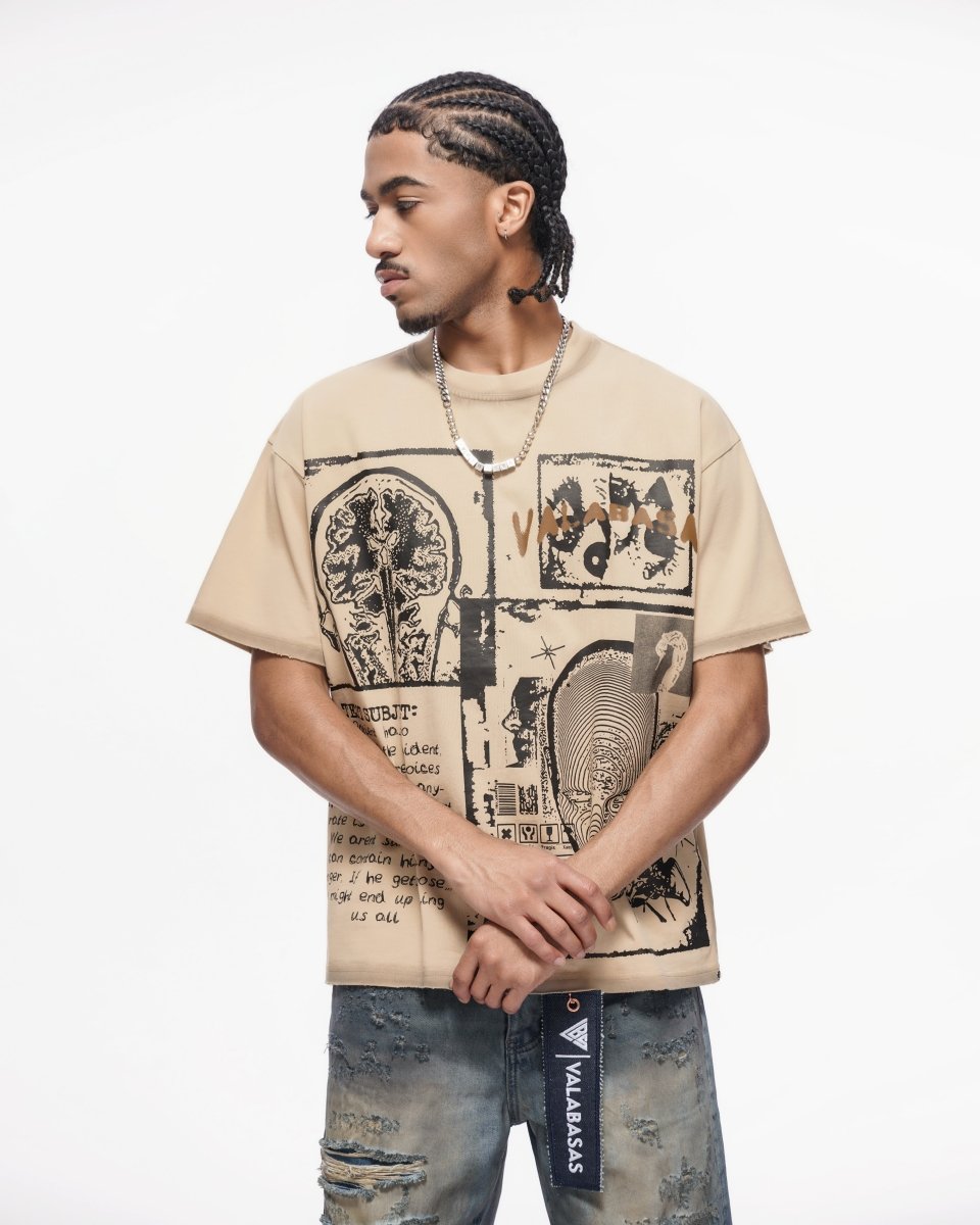 Valabasas Cyber Tee Khaki
