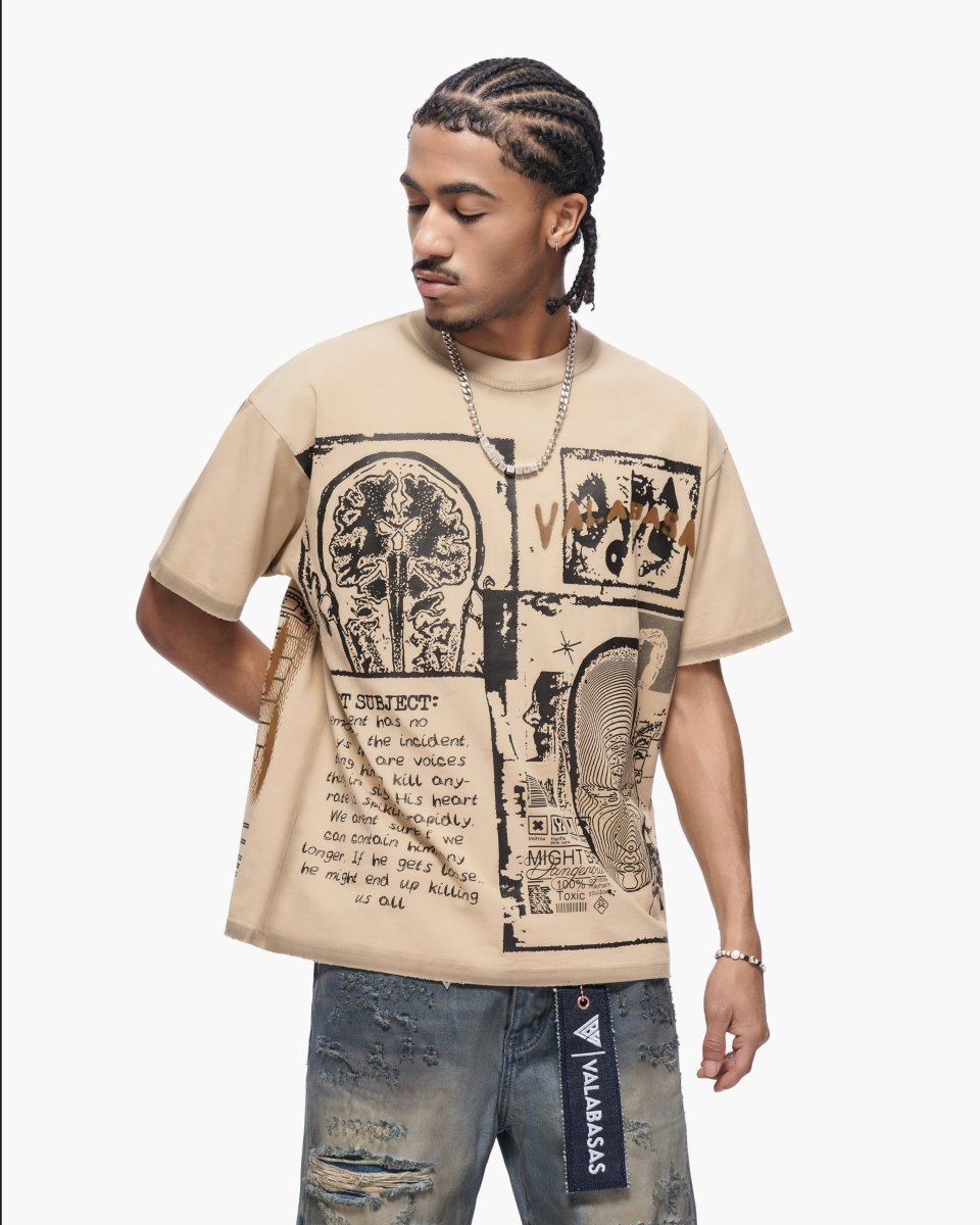 Valabasas Cyber Tee Khaki