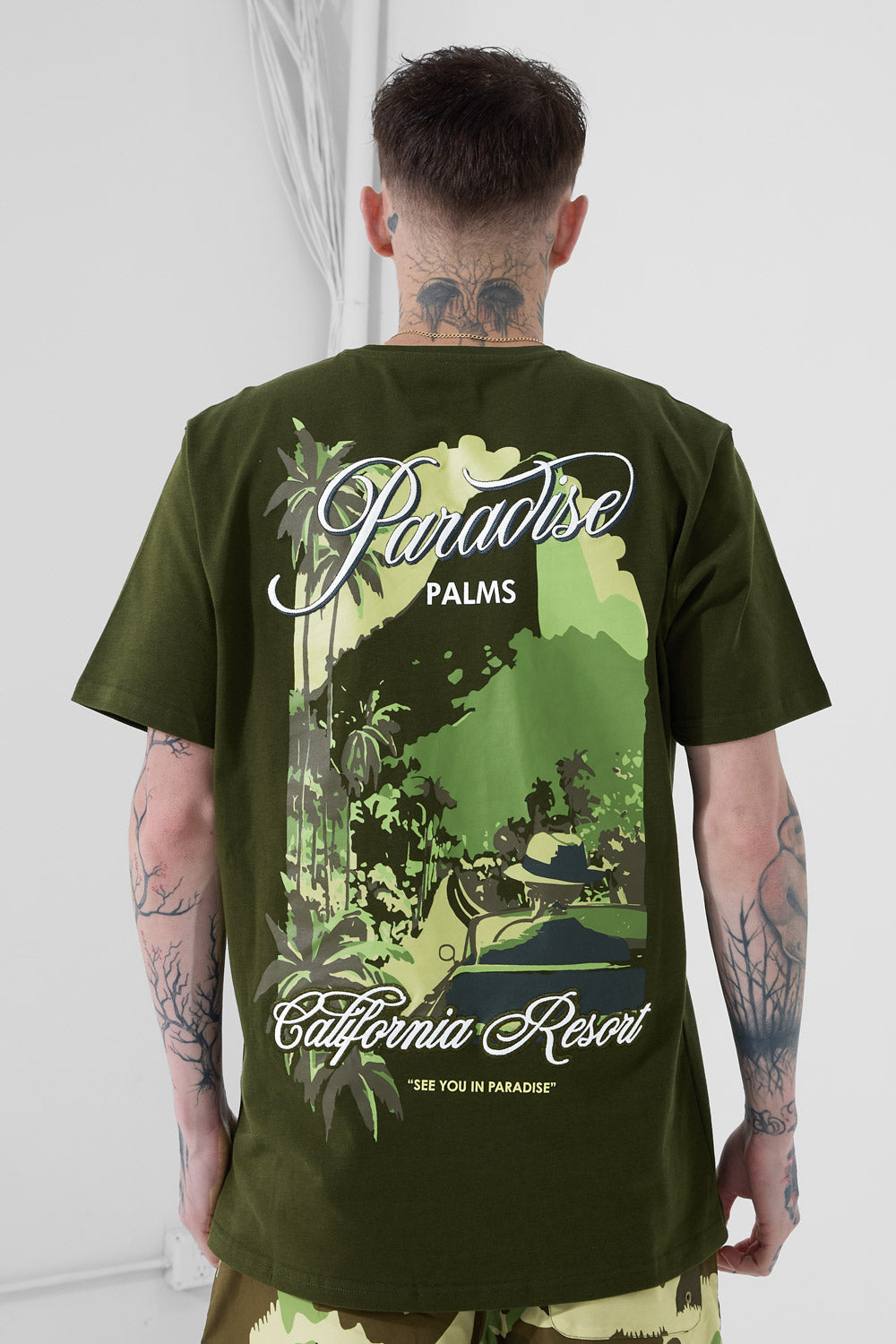 See You In Paradise Palm Shorts & T-Shirt