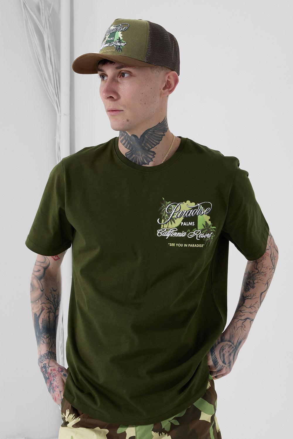 See You In Paradise Palm Shorts & T-Shirt