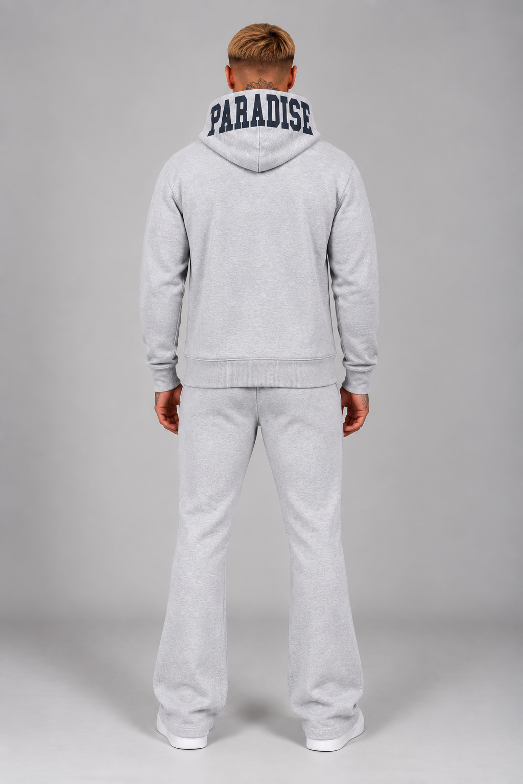 See You in Paradise "Varsity League" Jogging Suit - Heather Grey