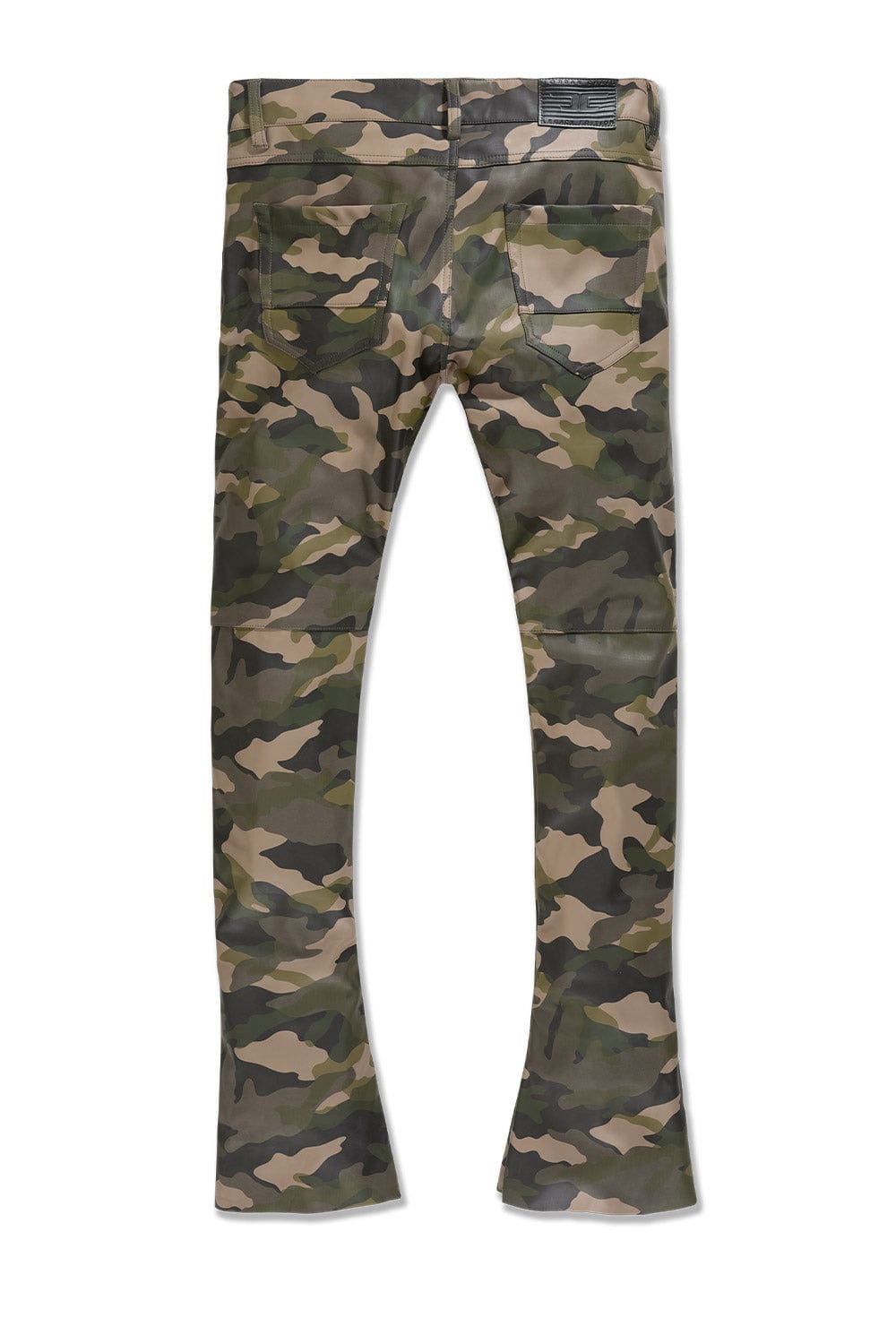 Jordan Craig "Thriller" Skinny Ross Stacked Cargo Leather Pants