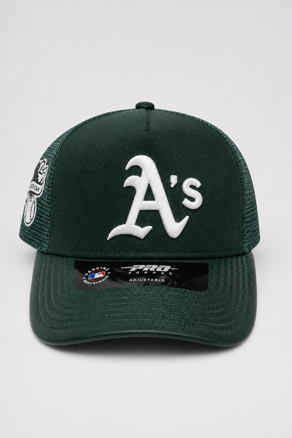 Pro Standard Strapback Leather Curved Visor Trucker Hat