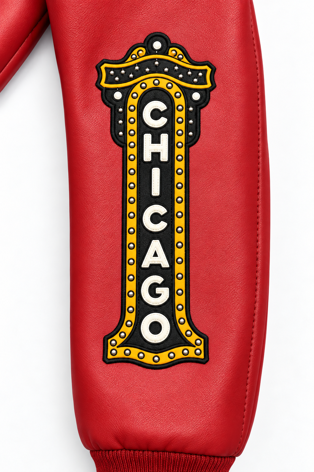 SYIP Exclusive Chicago Leather Jacket - Bulls Colors