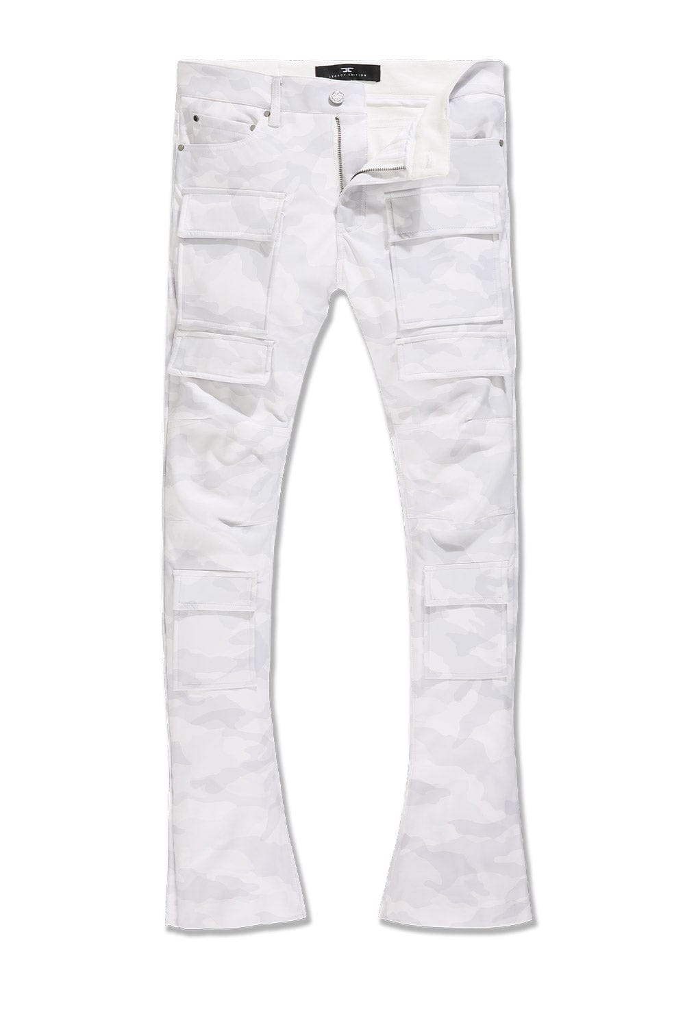 Jordan Craig "Thriller" Skinny Ross Stacked Cargo Leather Pants