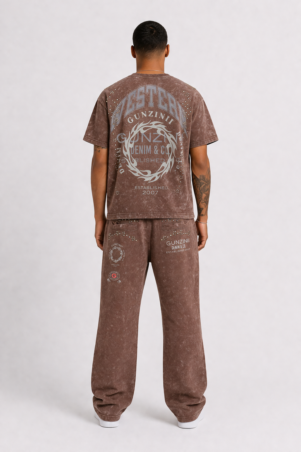 Gunzinii Short Sleeve Jogger Set