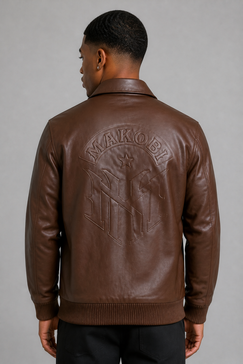 Makobi "Azzuri" PU Leather Jacket