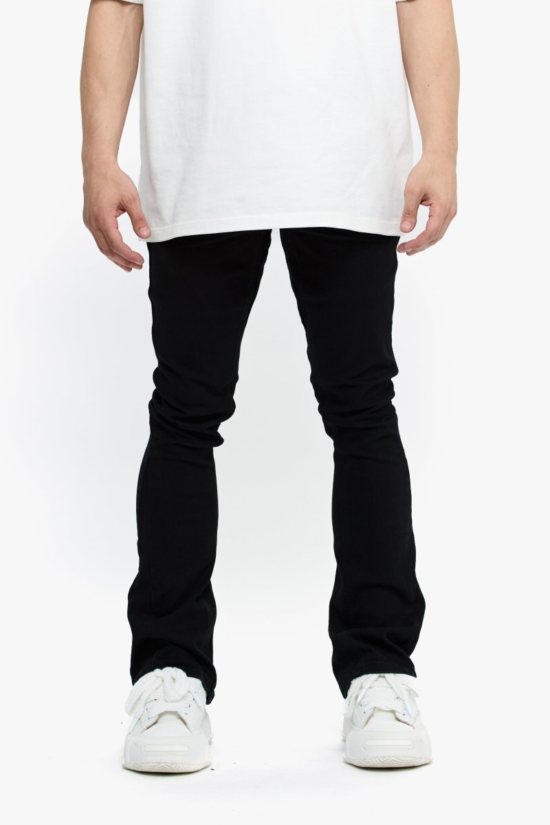 Valabasas "Mr Stacked" Plain Denim Jean - Black