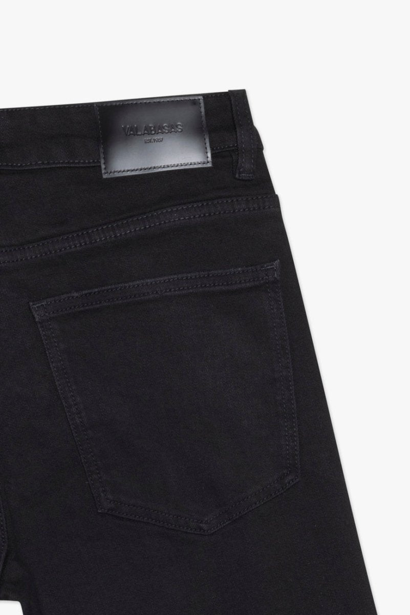 Valabasas "Mr Stacked" Plain Denim Jean - Black
