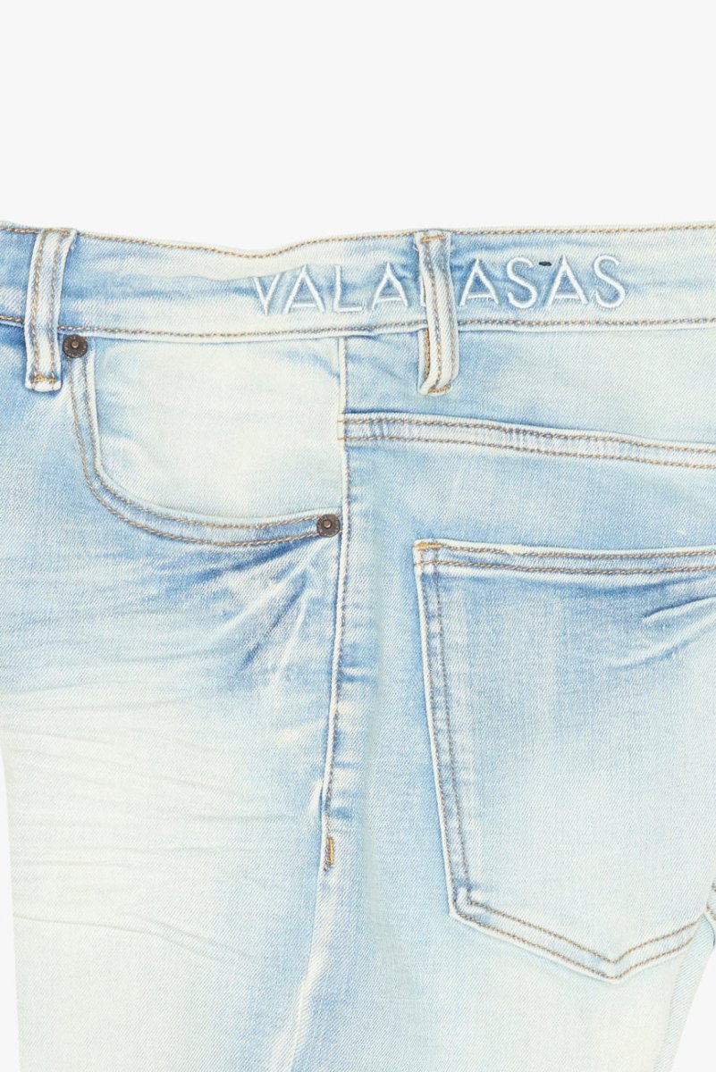 Valabasas "Mr Stacked" Plain Denim Jeans - Light Wash