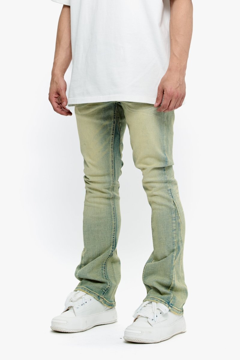 Valabasas "Mr Stacked" Plain Denim Jeans - Vintage Wash