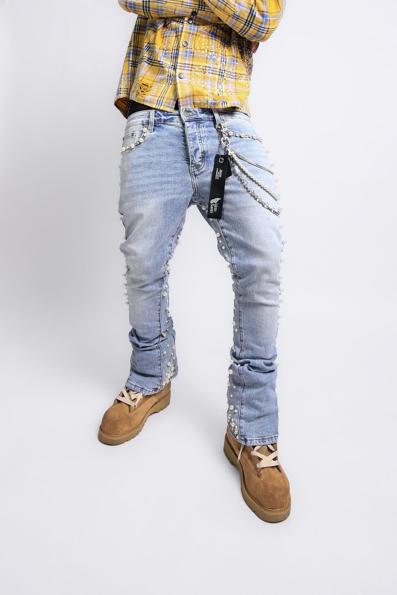 Vero Santi "Oracle" Skinny Boot Cut Jean