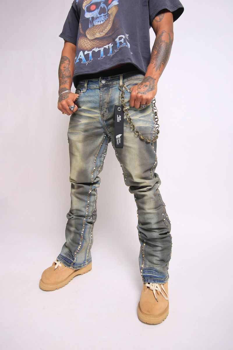 Vero Santi "Rebel 02" Skinny Boot Cut Jean
