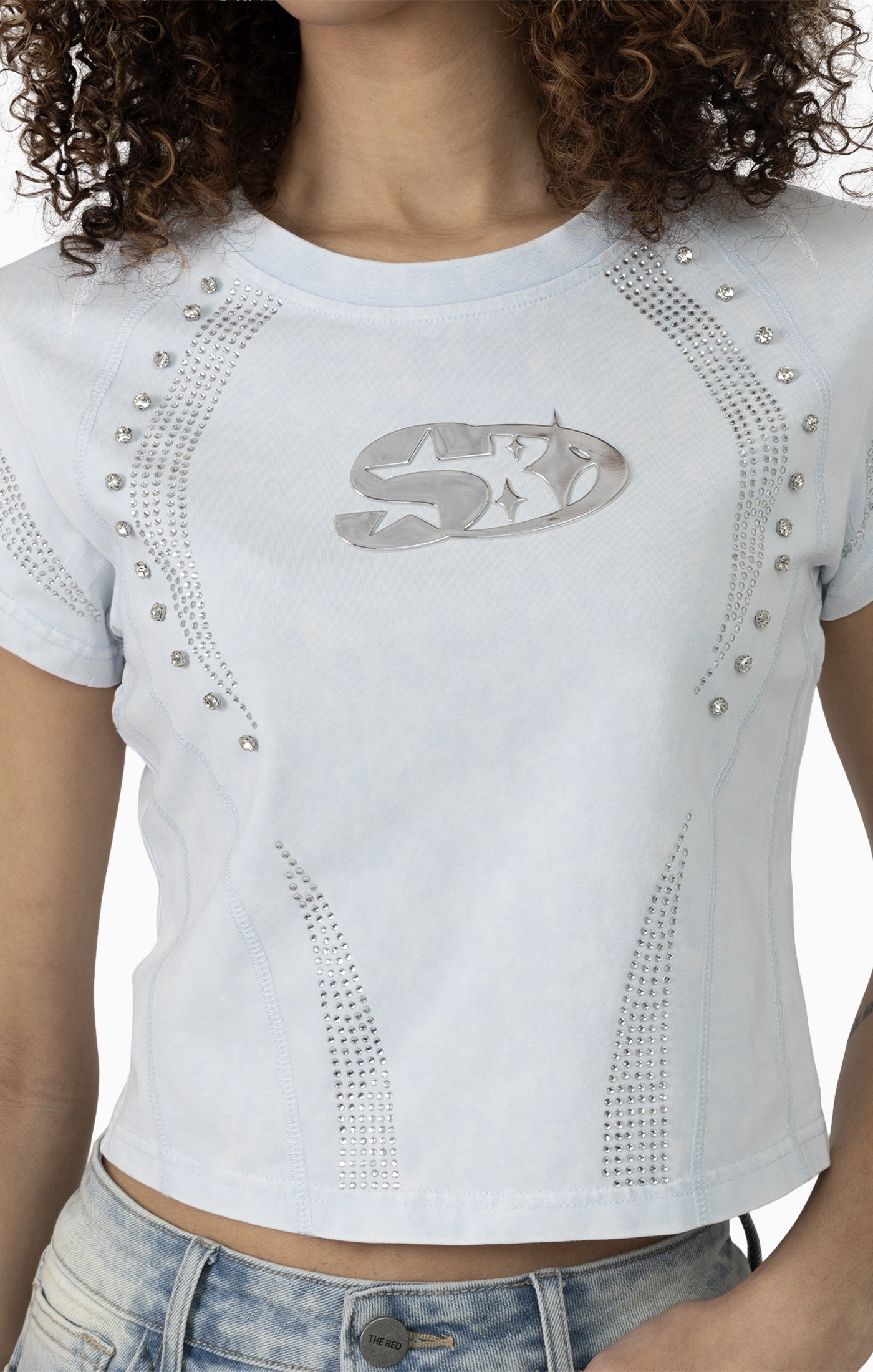 Smoke Rise Women's Cut Line Detailed Fit Tee